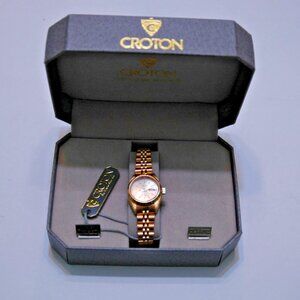 Men's CROTON Watch Japan Quartz 5ATM 150Ft